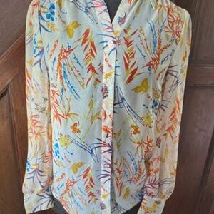 Modcloth Multicolor Floral Blouse